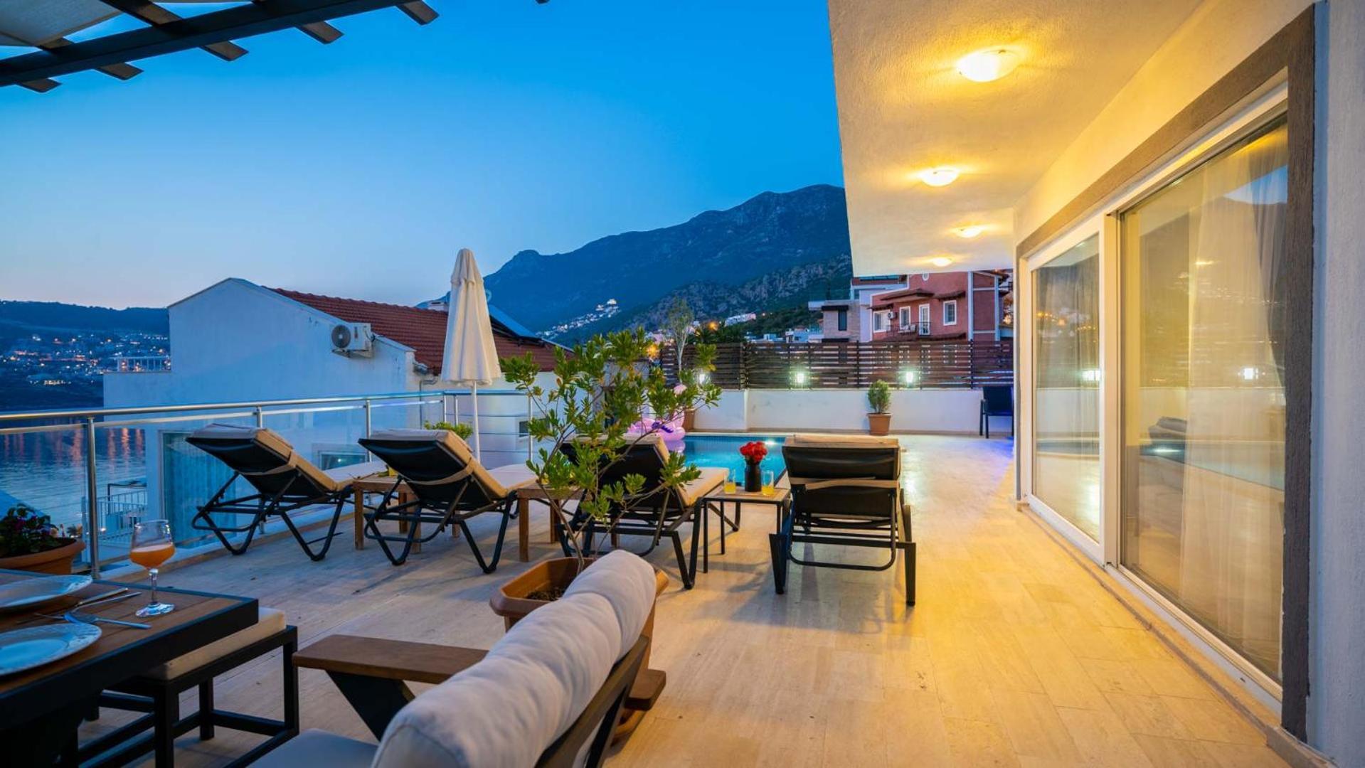 Villa Angel - Harika Manzara Каш Екстер'єр фото